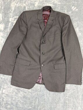 Alexandre Oxford Street London Mens Black Lined Three-Button Blazer Jacket 38